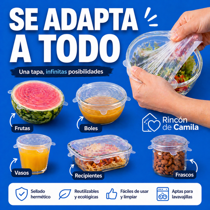 Tapas de silicona